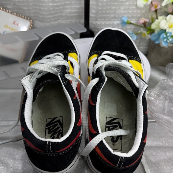 (S0)Vans Old Skool Flame Skater Low Top Canvas Shoes,Unisex,Sz 7.5 Women's/6 Men - Picture 11 of 11